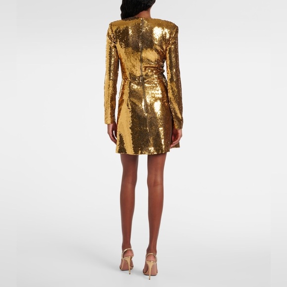 New REBECCA VALLANCE Gloria Floral Sequined Dress - Picture 3 of 9